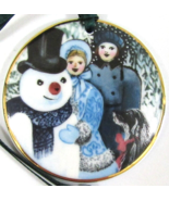 1991 Royal Copenhagen Den Kaere Familie Snowman Christmas Ornament Boxed - €21,49 EUR