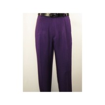 Men 2pc Walking Leisure Suit Short Sleeves By DREAMS 256-19 Solid Purple image 4