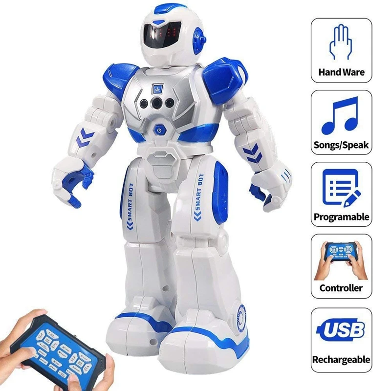 Educating Robot Smart Robots Dance Voice Command Sensor Singing Dancing RC - £30.26 GBP+