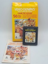 Vtg 1978 Atari 2600 Video Olympics Video Game Cartridge w/BOX &amp; Instructions - £14.76 GBP