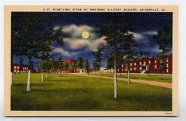 Riverside Military Academy Linen Postcard Gainesville G - £7.89 GBP