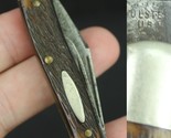 vintage pocket knife ULSTER KNIFE CO two blade 1960s JIGGED BONE ESTATE ... - $34.99