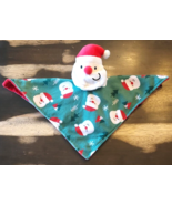 Santa Claus Lovey Red Green 11.5” x 11.5” Christmas Holiday Security Bla... - €5,12 EUR