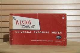 Selection of Vintage Weston Master Light Meter Instruction Manuals. Ideal for al - £15.72 GBP