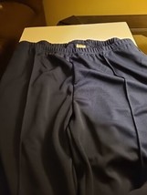 Blair Womens Size X Large P/ Blue Elastic Waist Polyester Pants New With... - $12.19