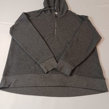 Hippie Rose Women's Gray 1/2 Zip Hoodie Pullover Sweatshirt Long Sleeve Size M image 10
