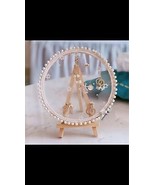 creative lace jewelry storage rack earring Insert display stand lady jew... - £14.39 GBP