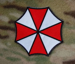 Resident Evil Umbrella Corporation Morale Embroidered Patch Hook Backing - $8.15