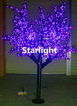 6ft Purple 864pcs LEDs Cherry Blossom Christmas Tree Home Night Light Waterproof - £352.00 GBP