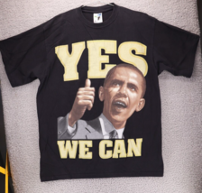 Phat Doc Mens VTG Y2K Barack Obama Change Political Big Print Rap Tee Sh... - £17.09 GBP