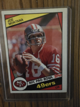 Sports Joe Montana San Francisco 49 QB 1984 Topps 2 Card #358 #359 Set Near Mint - £520.84 GBP
