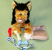 Build A Bear Ppromise Pets Plush Lot Yorkie Dog w/PET Treats Pink Parkle Collar - £20.40 GBP