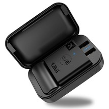 Airplane Bluetooth 5.3 Adapter For Headphones W/ Portable Charging Case Support  - £93.76 GBP