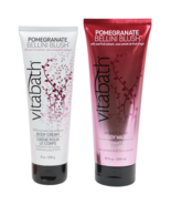 Vitabath Pomegranate Bellini Blush Body Cream &amp; Body Wash Duo Set - £20.82 GBP
