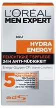 L&#39;oreal Men Expert Hydra Energy Comfort Max Hydrating Cream 50ml Free Shipping - £14.23 GBP