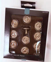 085-03-0803 Satin Nickel 1 1/4&quot; Raised Ring Cabinet Drawer Knob 10 Pack - £32.24 GBP