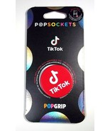Popsockets PopGrip Tik Tok Red Swappable Top Phone Grip NEW - $10.65