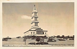 Alexandria Virginia~George Washington Masonic MEMORIAL-REAL Photo Postcard - £3.66 GBP