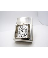 Time Lite Light Swarovski Pocket Watch Clock running Zippo 2004 Fired Rare - $174.00