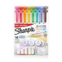 Sharpie S-Note Duo Dual-Ended Creative Assorted Colors, Fine &amp; Chisel Ti... - $21.97