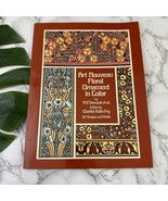 Art Nouveau Floral Ornament in Color Verneuil Paperback Book 1976 Design... - $314.89 MXN