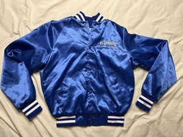 Vintage Westark USA Youth Satin Jacket MS Carriers Blue Large - £15.04 GBP