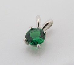 Natural Certified Emerald Pendant/Necklace Green Emerald Pendant  - £53.72 GBP