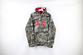 Under Armour Womens Medium Distressed Mossy Oak Camouflage Hoodie Sweatshirt - £36.14 GBP