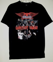 Aerosmith Motley Crue Concert Tour T Shirt Route Of All Evil Vintage 200... - $109.99