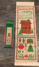 Vtg Hallmark Cards Christmas Tapestry Wall Hanging w/ Original Box Made ... - $58.80