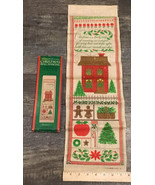 Vtg Hallmark Cards Christmas Tapestry Wall Hanging w/ Original Box Made ... - $1,090.21 MXN