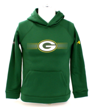 Under Armour Storm Green Green Bay Packers Pullover Hoodie Youth Boy&#39;s M... - £63.28 GBP