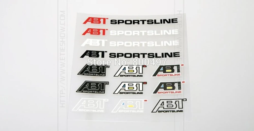 New Design Car Styling ABT Theme Decorative Vinyl Decal Set Creative Sticker Set - £59.25 GBP