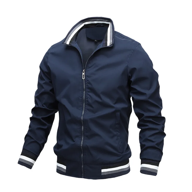 Spring  Jacket Men Outdoor Casual Fashion Windbreakers Mens Jackets Large Size M - £119.11 GBP