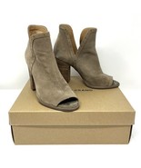 Lucky Brand Women&#39;s Brindle Libeth Suede Open Toe Booties 9M - €24,56 EUR