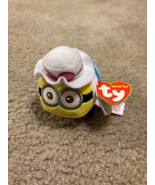 TY Beanie Boos Teeny Tys 4&quot; Despicable Me 3 JERRY Minion Tourist Stackab... - £6.40 GBP