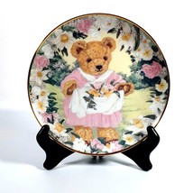 Teddys Spring Bouquet Sarah Bengry Vintage Plate Collectable Franklin Mint Heirl - £21.07 GBP