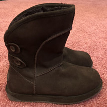 Emu Australia Wom Sz 5 Charlotte  Brown On Brown Suede Leather Boots Waterproof - £27.39 GBP