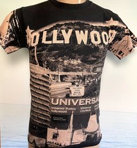 VTG Hollywood 2005 All Over Print Universal Ashihi California T-Shirt S P - $39.00