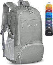 In Silver Grey, The Zomake Lightweight Packable Backpack 30L Is A Compact, - $32.95
