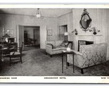 Disegno Room Interno Ambassador Hotel New York Città Ny Nyc Unp DB Carto... - $5.63