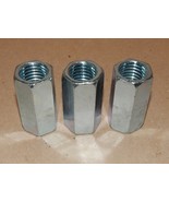 Rod Coupling Nuts 1&quot; x 8 TPI NC x 1 1/4&quot; x 2 1/2 Hex Zinc Blue 3ea To 12... - $147.58 MXN+