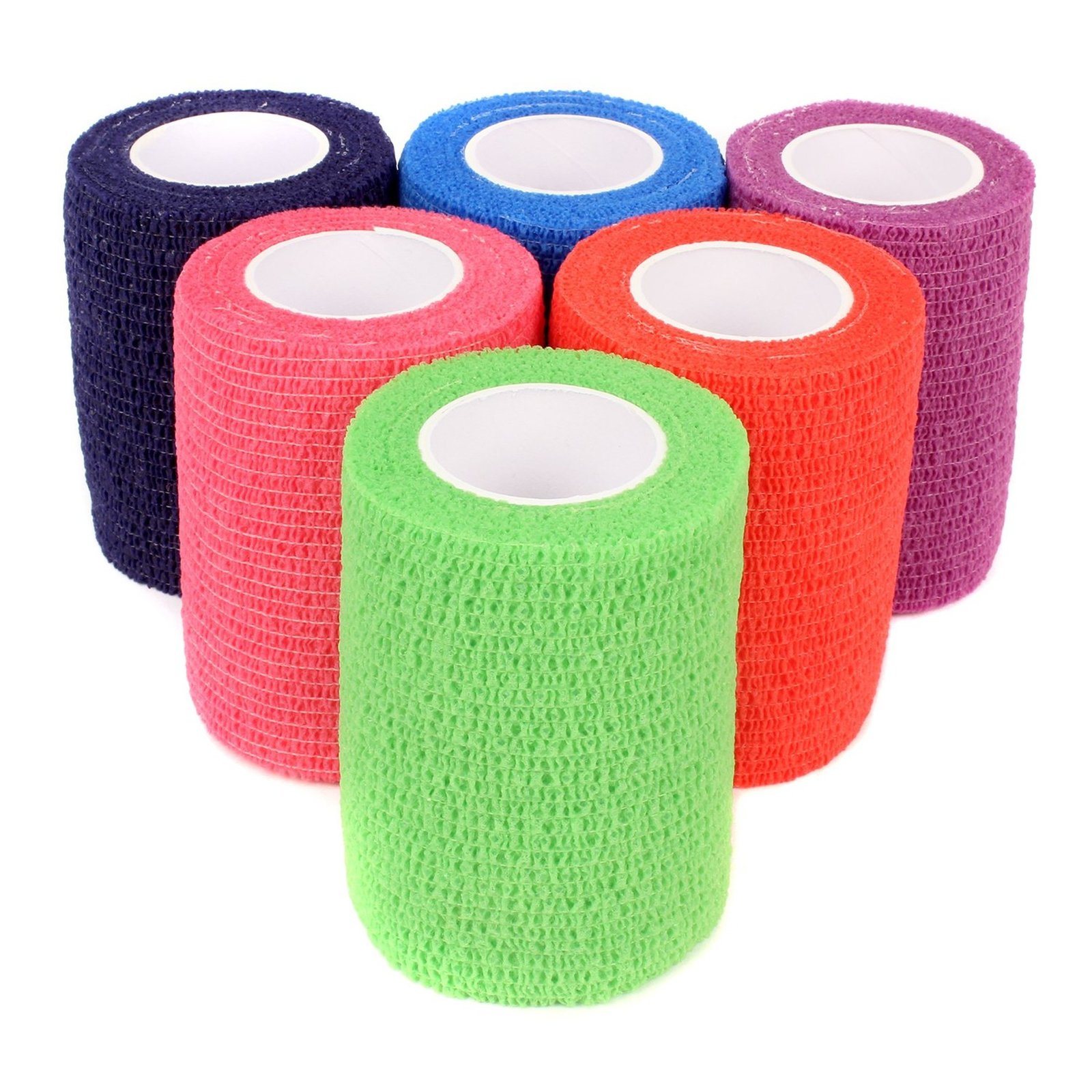 Vibrant Self-Adhesive Cohesive Bandages 3&quot; x 5 Yards Pack - $27.71