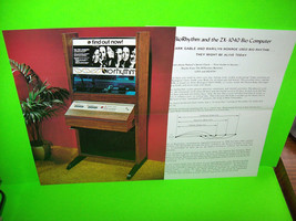 Bio-Rhythm ZX-1040 Computer Original Arcade Game Sales Flyers Vintage Promo Art - £22.66 GBP