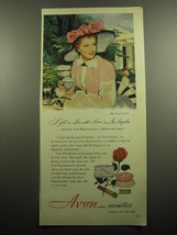 1949 Avon Cosmetics Ad - Irene Dunne - I fell in love with Avon - $18.49