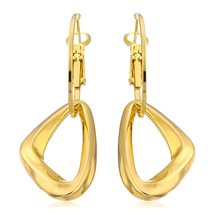 AIXCE 1 Pair Fashion Gifts Party Korean Style Metal Earrings Geometric Gold Colo - £7.89 GBP