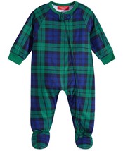 allbrand365 designer Baby Matching Plaid Pajamas Black Watch Plaid Size 24M - £27.45 GBP