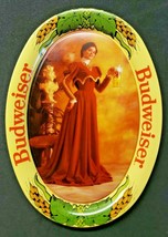 Vintage Budweiser Tip / Change Tray 1992 Anheuser Busch Lady In a Red Dr... - $29.99