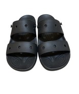 Crocs Double Strap Slip On Sandals Black Mens Size 11 - $33.85 CAD