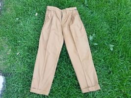 Brown vintage men's pants, 1970's never worn men pants, vintage men fashion - $30.00